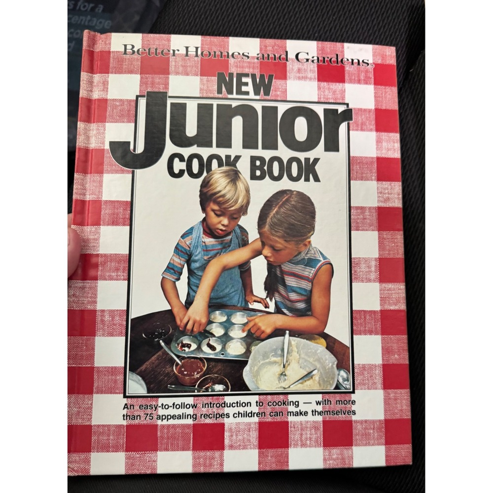 Vintage 1979 Better Homes and Gardens New Junior Cook Book 4th Ed 1st Printing